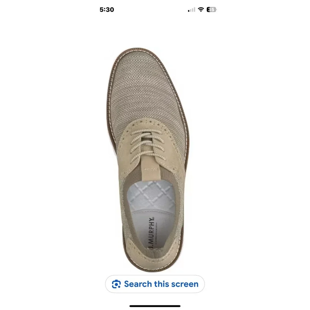 johnston murphy‎ Men's Duncan Saddle Casual Shoe Taupe 8M